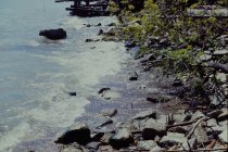 Concrete debris at Curren Beach